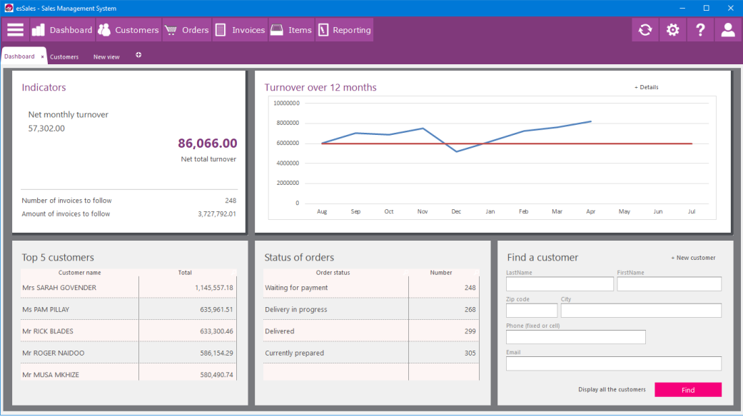 esSales - Sales Management System